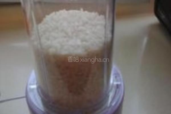 草莓米粉糕的做法图解2
