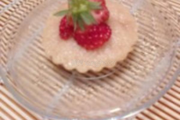 草莓米粉糕的做法图解5