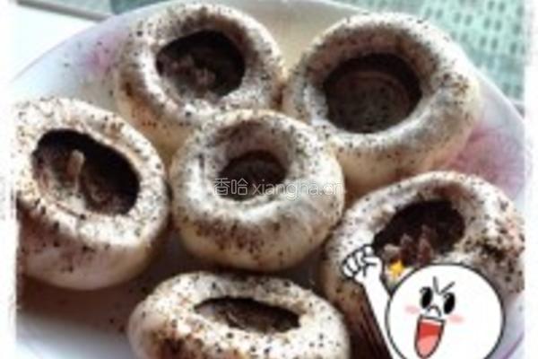 芝士烤蘑菇的做法图解1