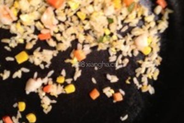 虾仁桂花炒饭的做法图解23