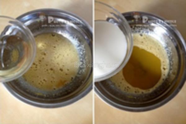 电饭煲版奶茶可可大理石蛋糕的做法图解3
