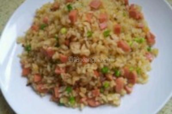 黄金蛋炒饭的做法图解1