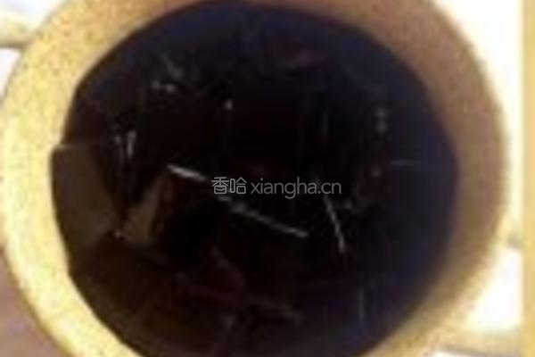 蜜桂花黄桃龟苓膏的做法图解8