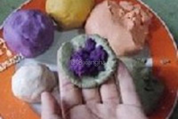 五彩缤纷的汤圆的做法图解8