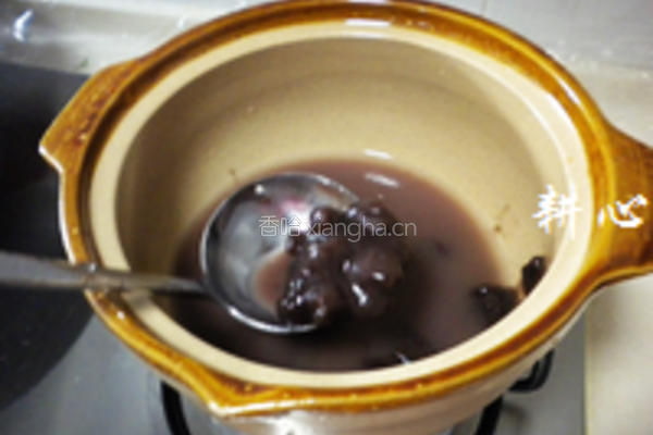 红豆沙雪蛤糖水的做法图解2
