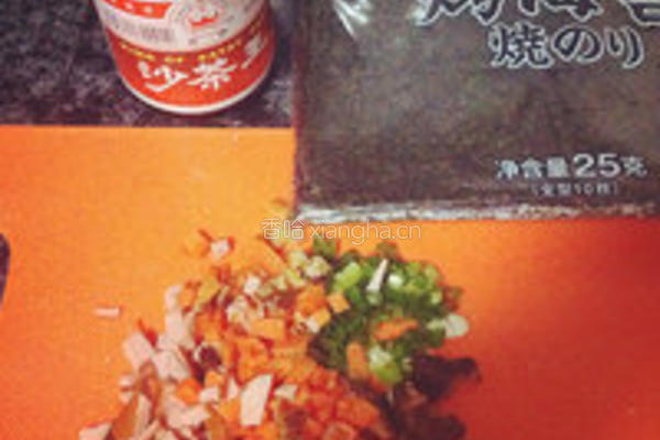 紫菜烧卖的做法图解1