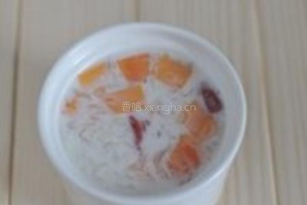木瓜牛奶炖燕窝的做法图解8