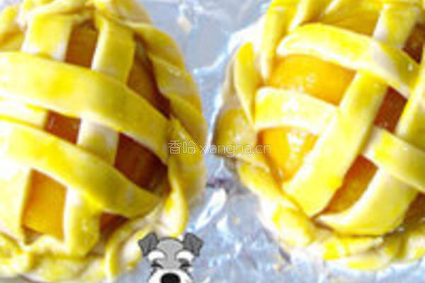 DIY酥皮黄桃塔的做法图解2