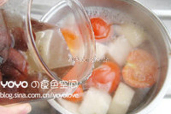 美白养颜汤的做法图解4