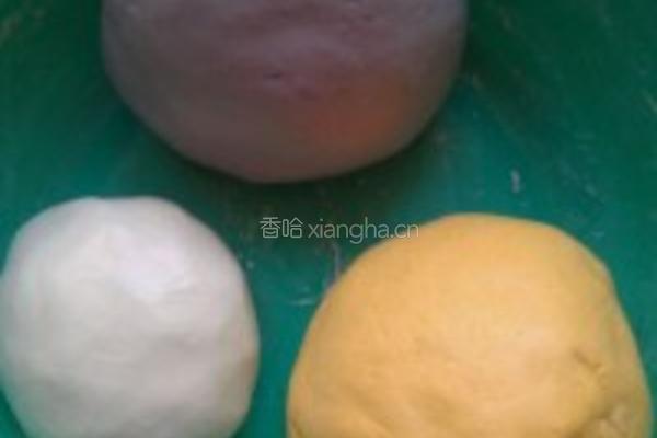紫薯南瓜酒酿汤圆的做法图解3