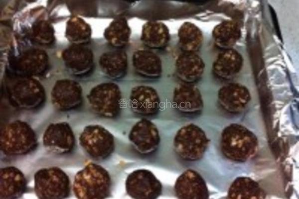 麦片巧克力球的做法图解5