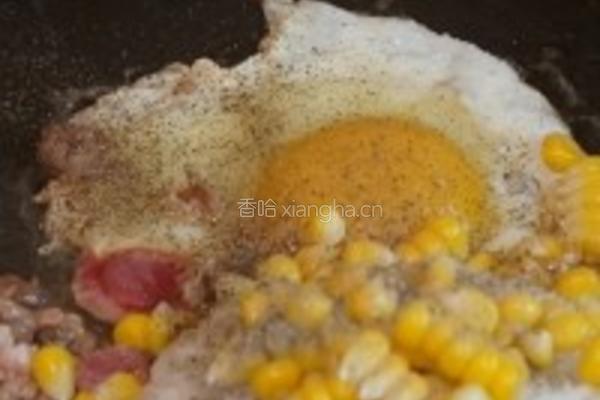 黑胡椒炒饭的做法图解3