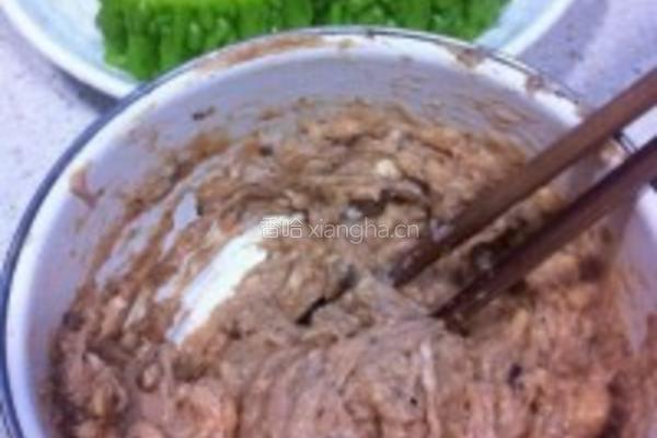 虾蓉酿苦瓜的做法图解5