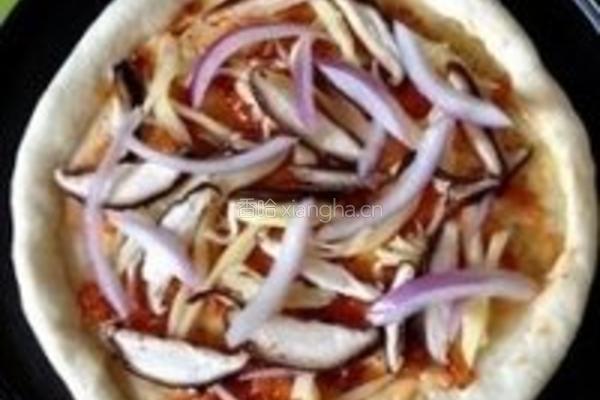 风味腊肠芝心披萨的做法图解13