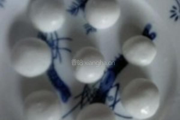 自制醪糟汤圆的做法图解3