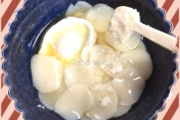 酒酿牛奶年糕水扑蛋的做法图解6