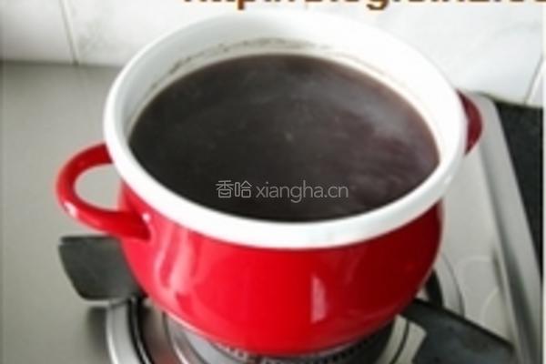 椰浆芒果紫米粥的做法图解5