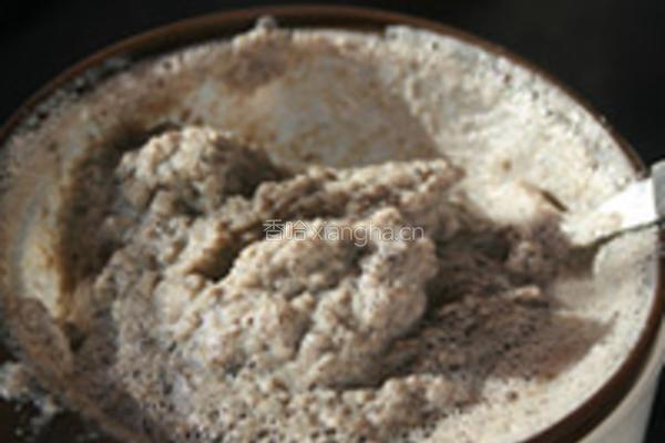 黑豆浆&黑豆培根饼的做法图解4