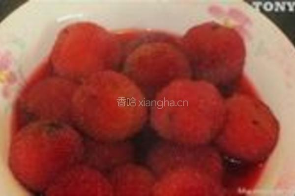 杨梅蒸糕的做法图解5