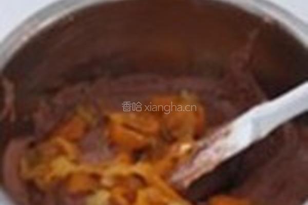可可/糖渍金桔磅蛋糕的做法图解3