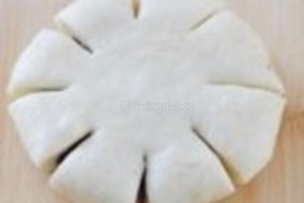 红豆沙花包的做法图解3