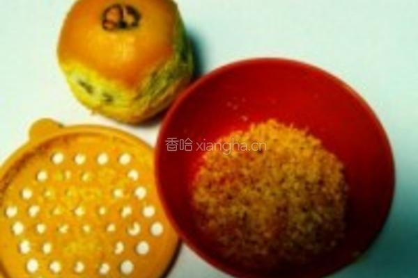 橙皮蛋糕的做法图解1