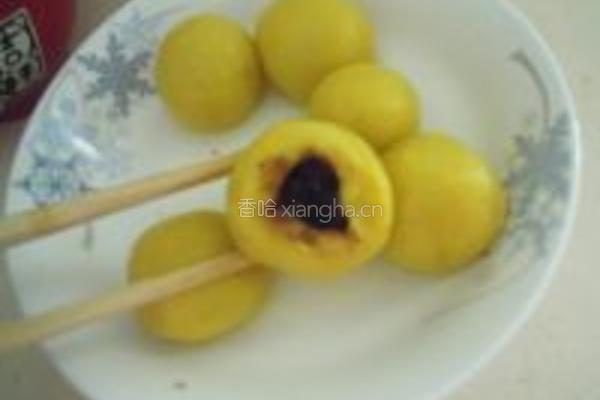 南瓜红豆汤圆的做法图解12