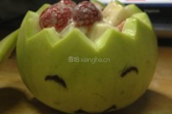 甜瓜小子有一肚子水果沙拉的做法图解3