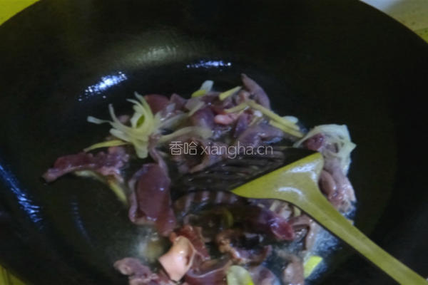 炒猪心的做法图解7