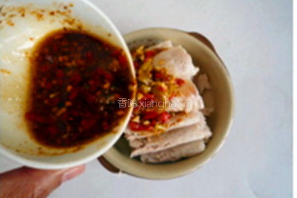 珍选捞汁野山椒白肉的做法图解7