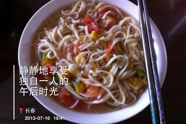 丝瓜花素面