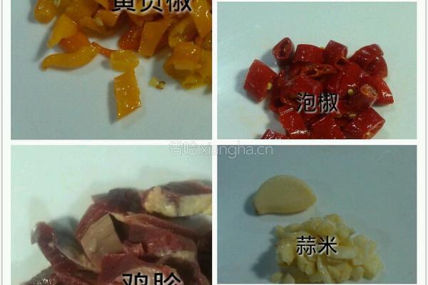泡椒炒鸡胗的做法图解1