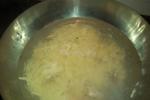 豆腐菠菜羹的做法图解4