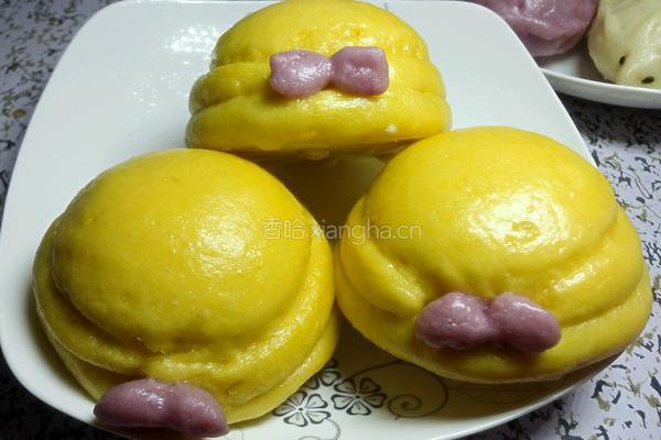 南瓜帽子馒头的做法图解6