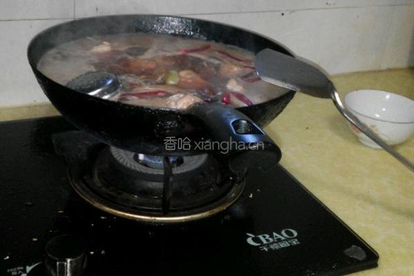 红烧香菇炖鸡的做法图解5