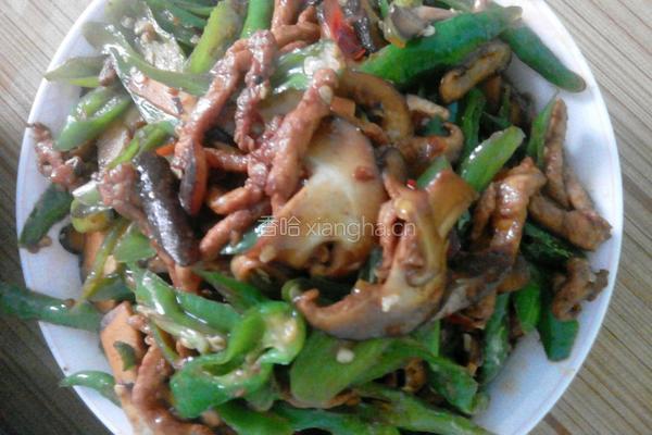 香菇炒肉