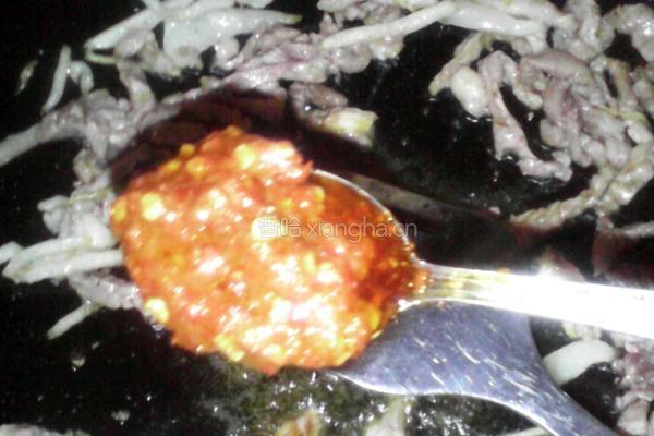 蒜苔炒肉的做法图解6