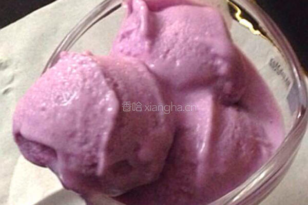 自制紫薯酸奶冰激凌的做法图解7