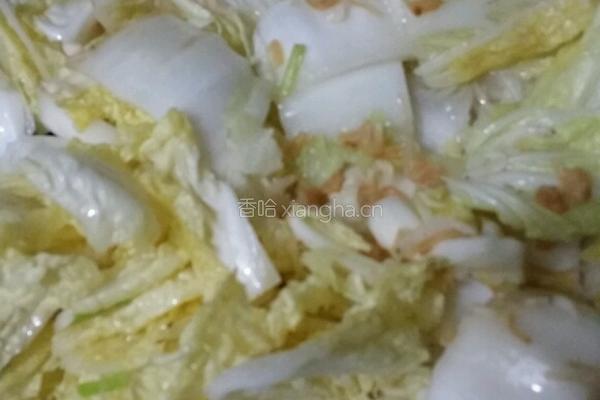 干贝虾皮烧娃娃菜的做法图解1