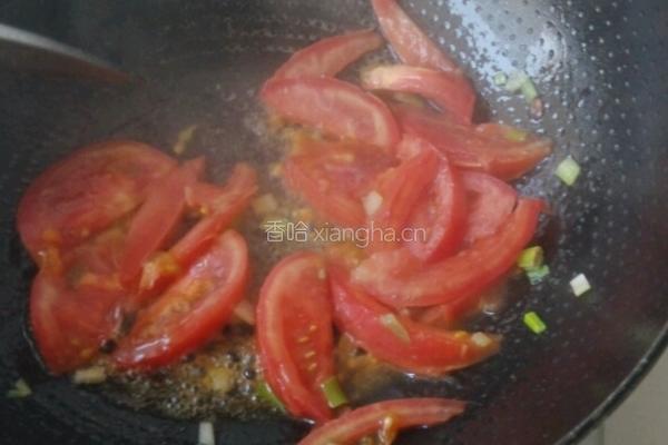 西红柿炒圆白菜的做法图解3