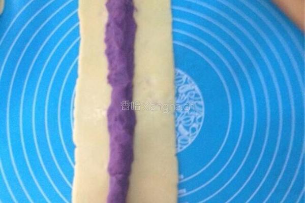 黄金紫薯卷的做法图解4