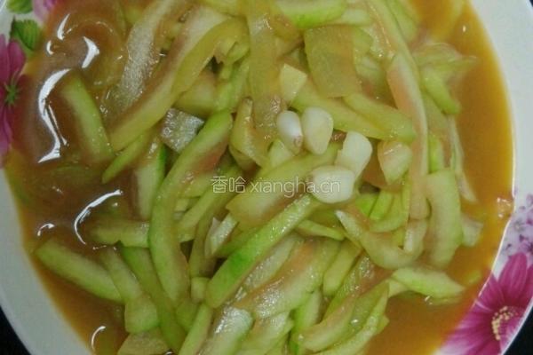 醋溜西瓜皮的做法图解5