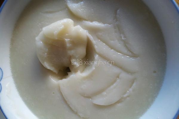 椰蓉红豆沙糯米团的做法图解3