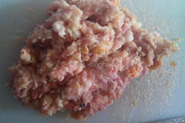 香菇鲜肉盏的做法图解2