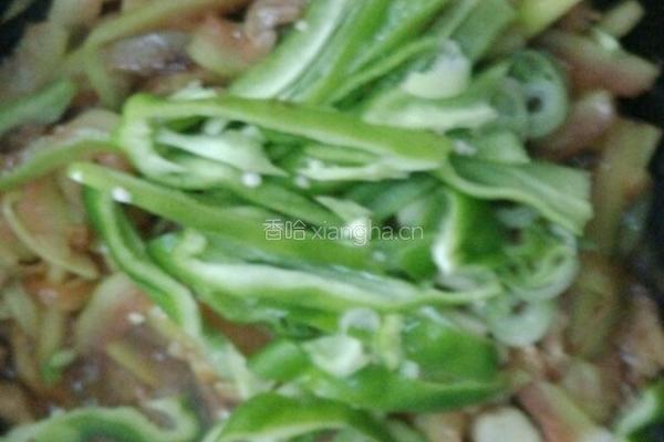 瓜皮青椒肉丝的做法图解7