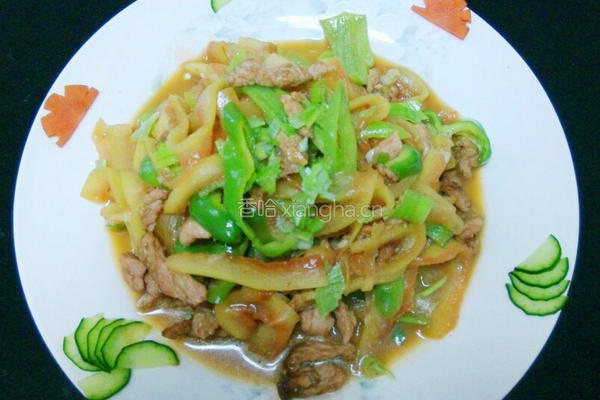 瓜皮青椒肉丝
