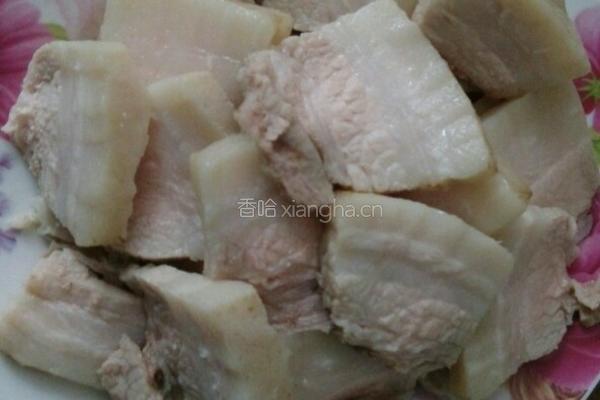 瓜皮回锅肉的做法图解5