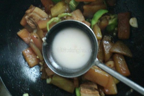 瓜皮回锅肉的做法图解12