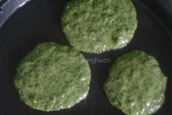 芹菜叶鸡蛋面饼的做法图解2