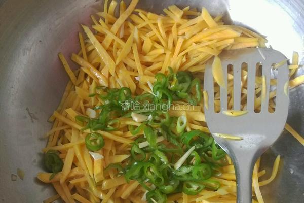 酸辣地瓜丝的做法图解5